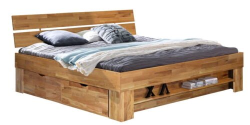 Oak bed SARAH 180