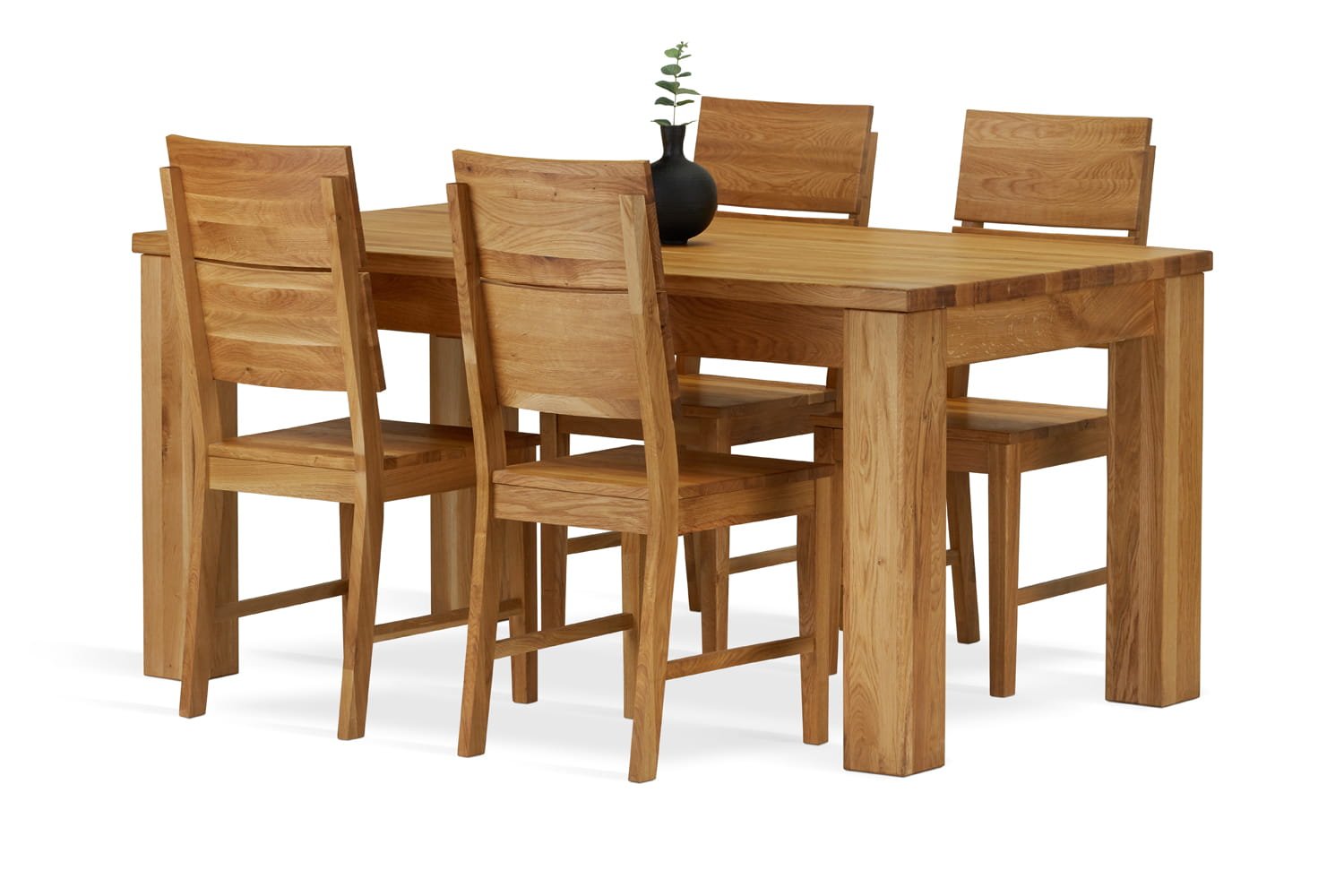 Anton extendable oak table 160(230)x90 natural oak - Image 4