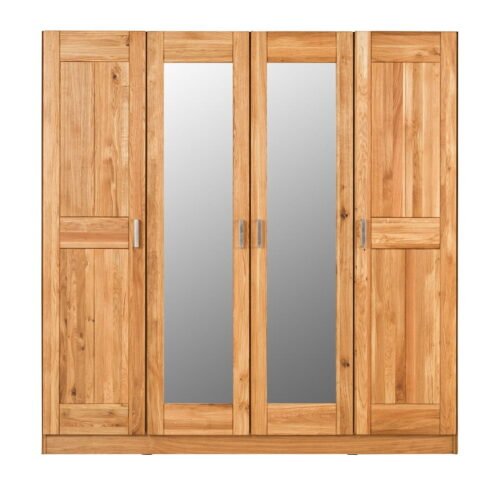 4D oak wardrobe with mirror TONI