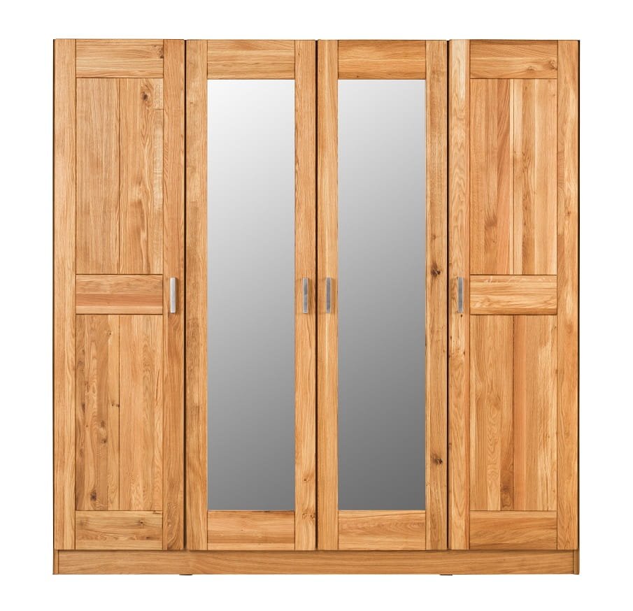 4D oak wardrobe with mirror TONI