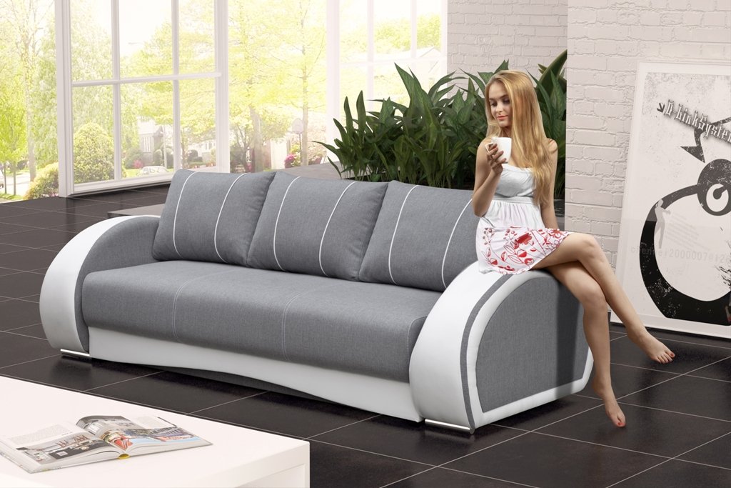 Cher sofa bed with cushions - Image 2