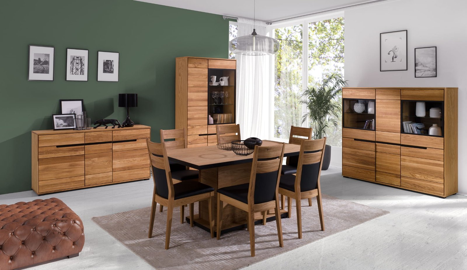 LOLA oak chest of drawers, tall - Image 2