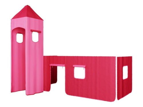 Bunk bed curtain pink