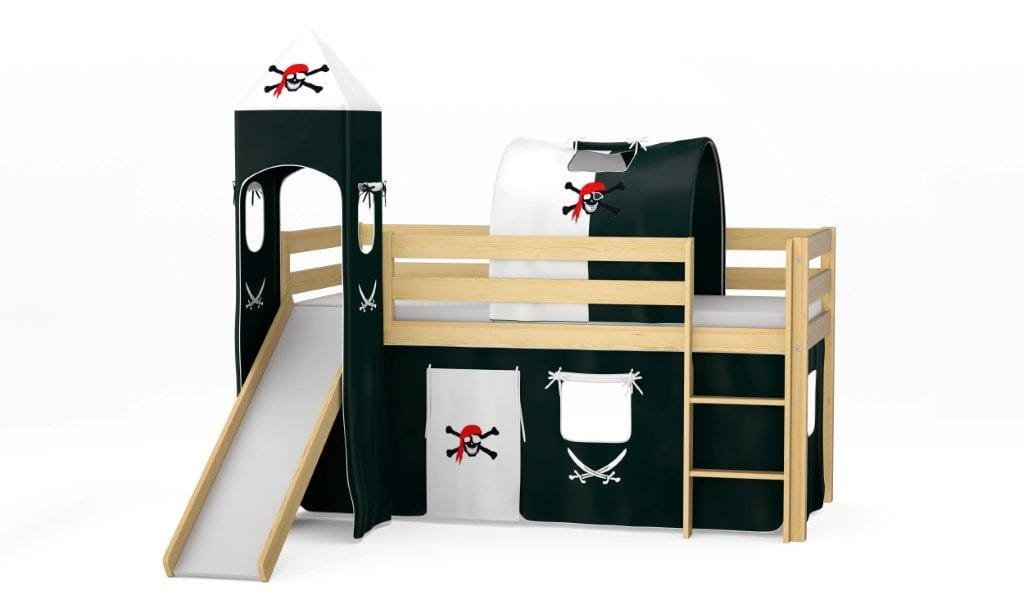 MARCO pine children's bed with slide - Image 4