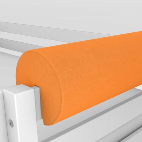Orange safety bed pillow