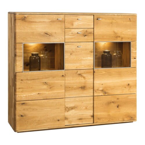 Large oak display case Denver