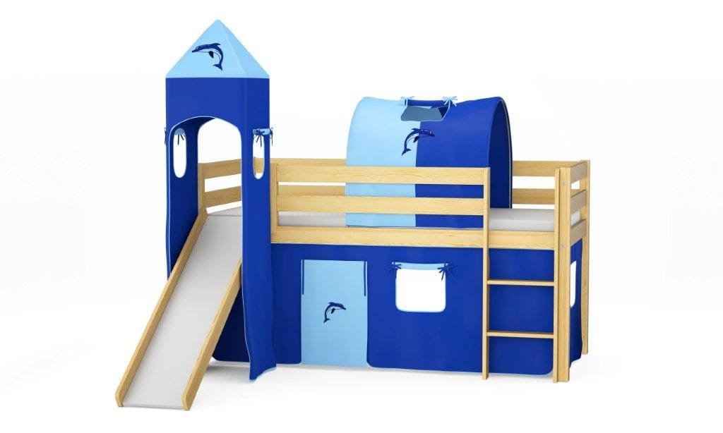 MARCO pine children's bed with slide - Image 6