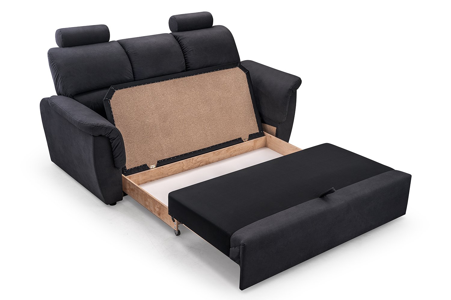 Diana three-seater sofa bed with headrests - Image 2