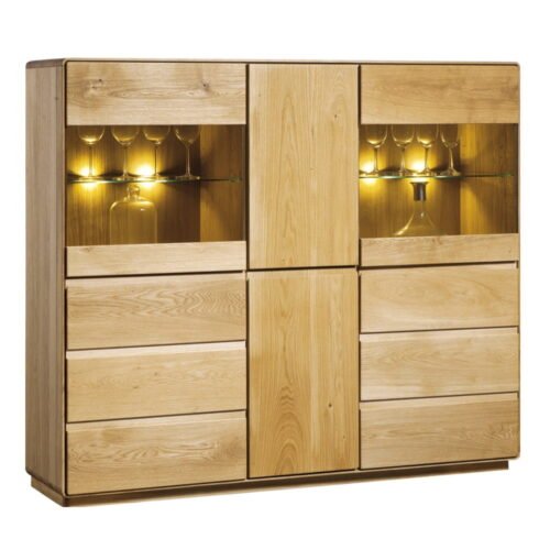 Large oak chest of drawers “Atlanta”