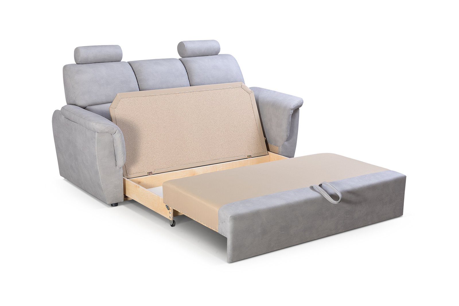 Diana three-seater sofa bed with headrests - Image 6
